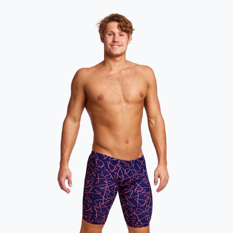 Vyrų plaukimo kamščiatraukiai Funky Trunks Treniruočių serijos tekstų rašiklis 4
