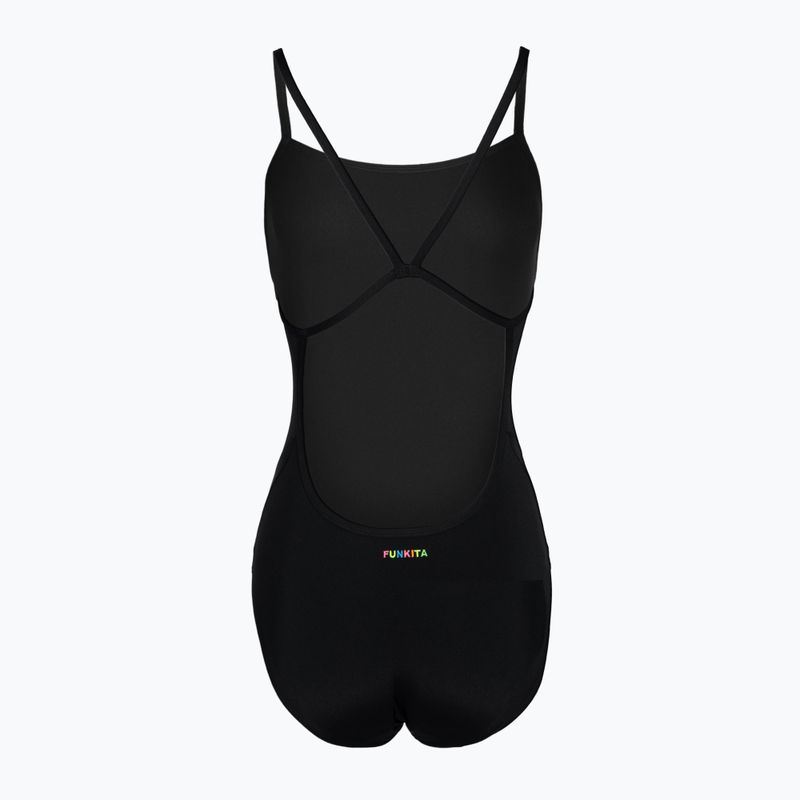 Moteriškas vientisas plaukimo kostiumėlis Funkita Swim Secure One Piece still black 2