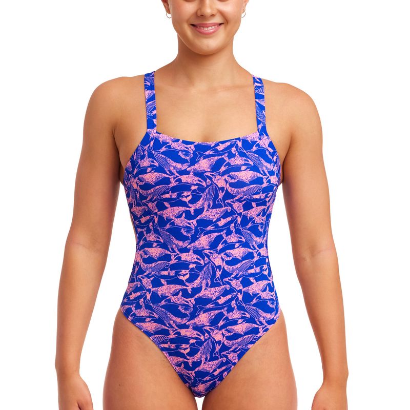 Moterų Funkita Funkita Brace Free One Piece minky pinky maudymosi kostiumėlis 6