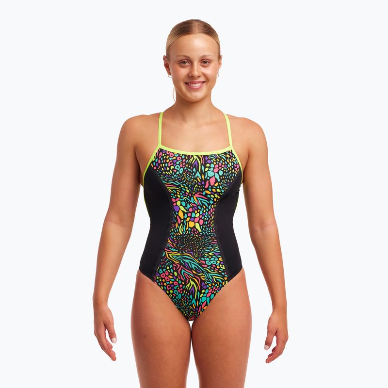 Funkita Bond Girl vientisas Spot Me maudymosi kostiumėlis moterims 2