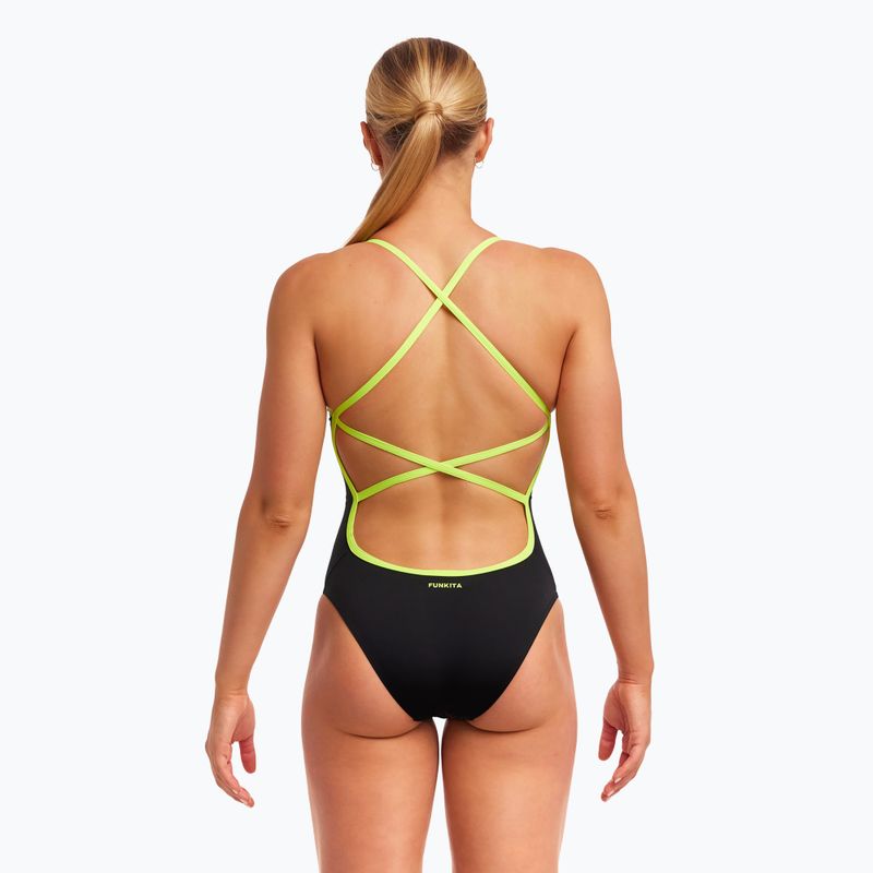 Funkita Bond Girl vientisas Spot Me maudymosi kostiumėlis moterims 4