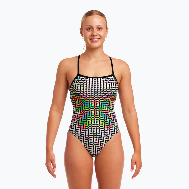 Funkita moteriškas vientisas maudymosi kostiumėlis Strapped In One Piece snow flyer 2