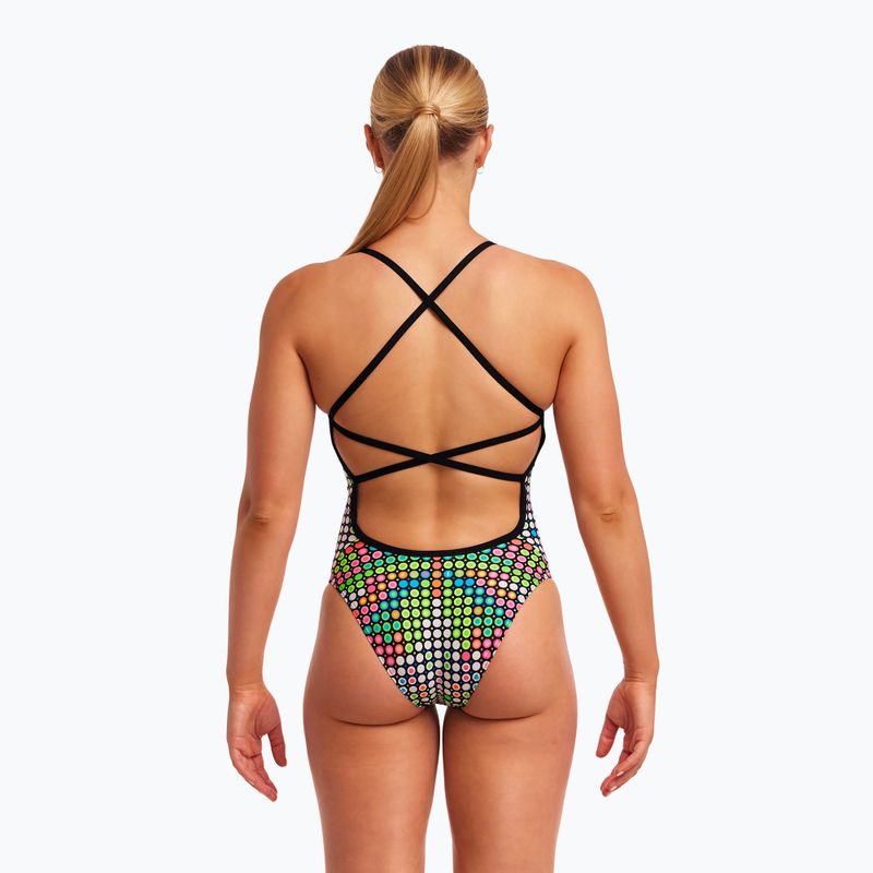 Funkita moteriškas vientisas maudymosi kostiumėlis Strapped In One Piece snow flyer 4