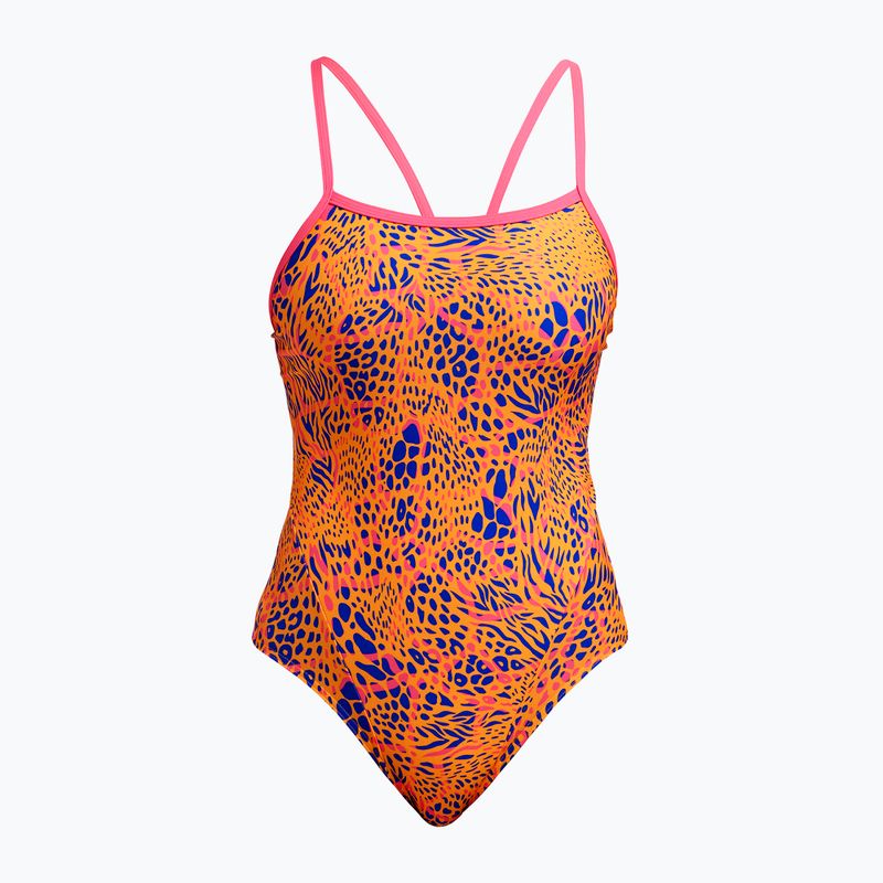 Moteriškas vientisas plaukimo kostiumėlis Funkita Single Strap One Piece hide pride