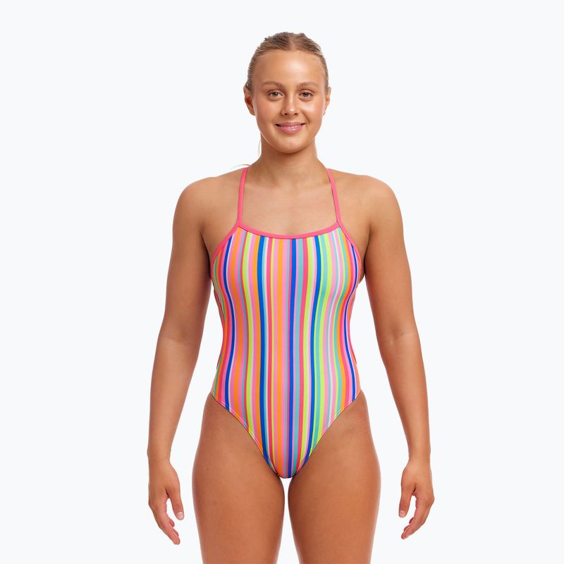 Moteriškas vientisas plaukimo kostiumėlis Funkita Twisted One Piece join the line 2