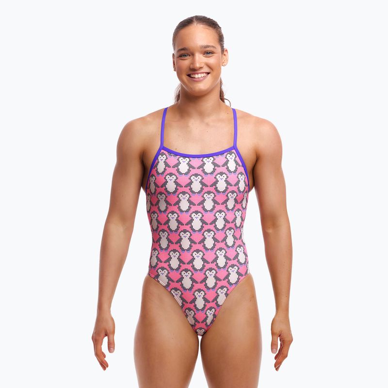 Moteriškas plaukimo vientisas kostiumas Funkita Tie Me Tight One Piece pixi pengi 2