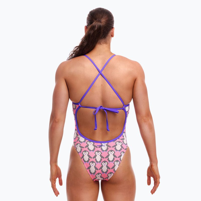 Moteriškas plaukimo vientisas kostiumas Funkita Tie Me Tight One Piece pixi pengi 3