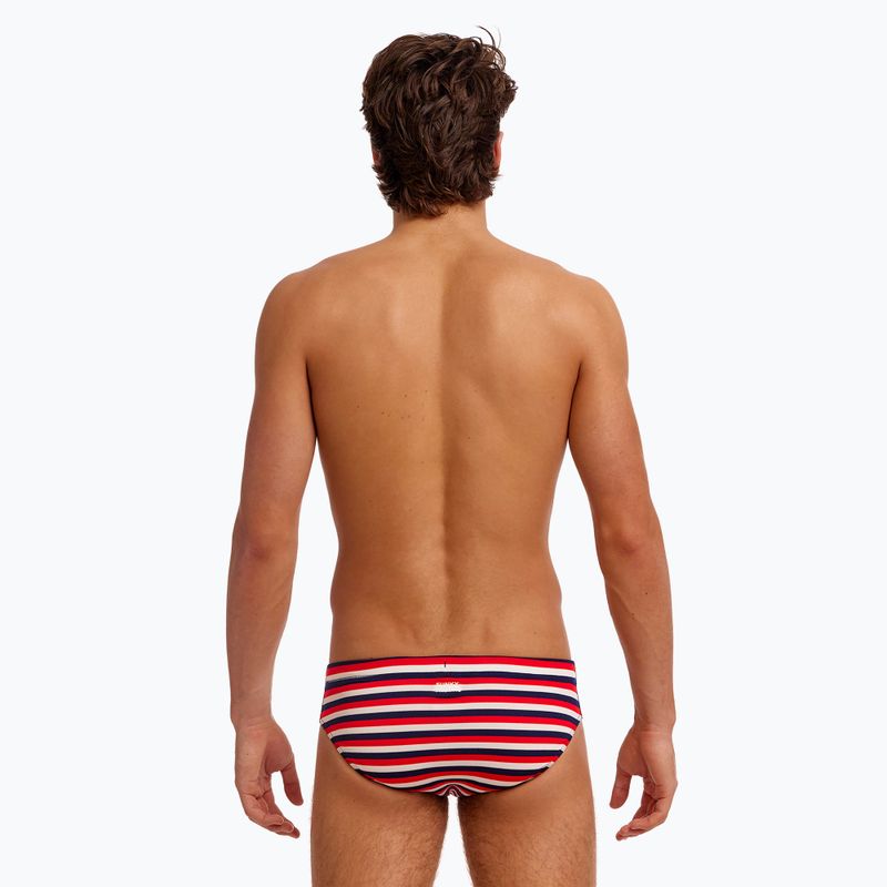Vyriški plaukimo slipai Funky Trunks Seamed Briefs riviera 3