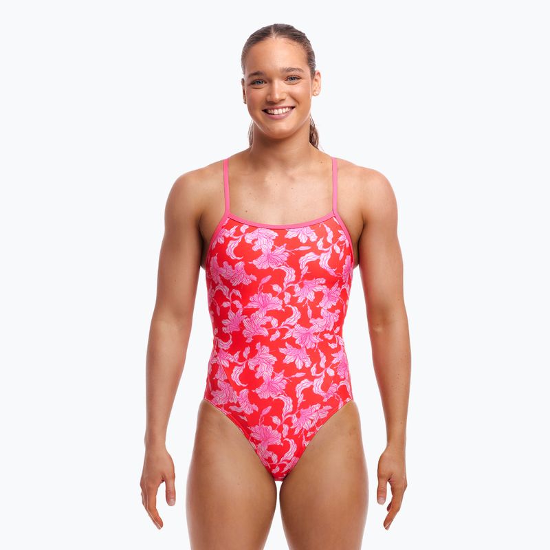 Moteriškas plaukimo vientisas kostiumas Funkita Single Strap One Piece fire flyer 2