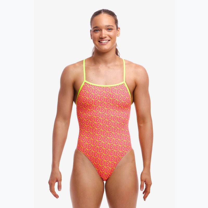 Moteriškas plaukimo vientisas kostiumas Funkita Strength One Piece swim school 2