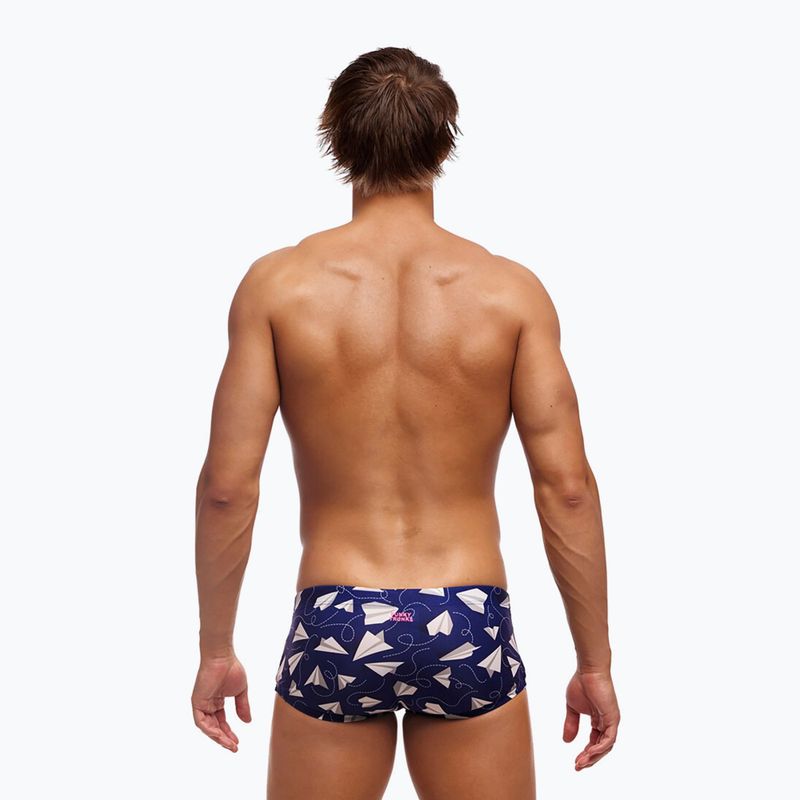 Vyriški plaukimo šortai Funky Trunks Classic Trunks paper plain 2