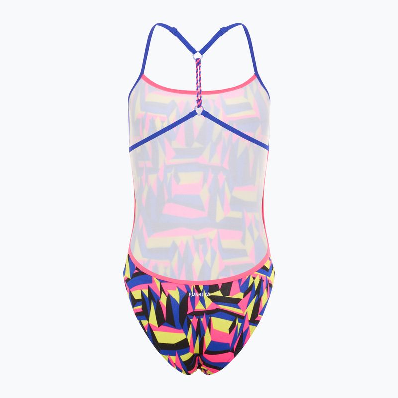 Moteriškas vientisas plaukimo kostiumas Funkita Twisted One Piece spike me 2