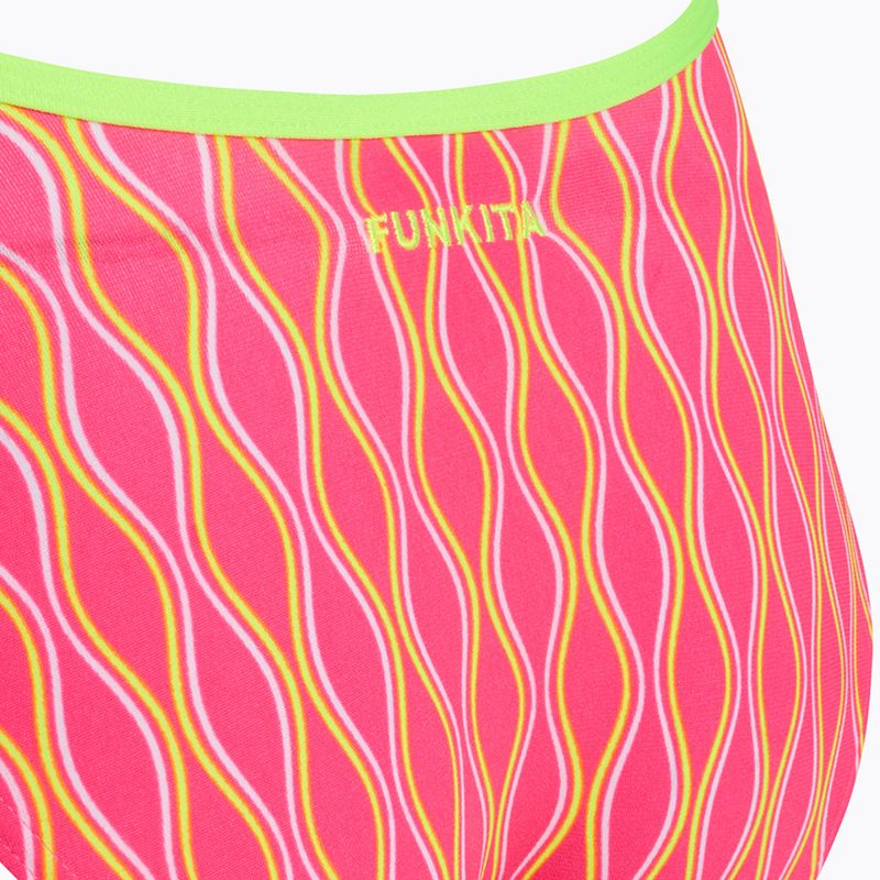 Moteriškas vientisas plaukimo kostiumas Funkita Strength One Piece wicked waves 3