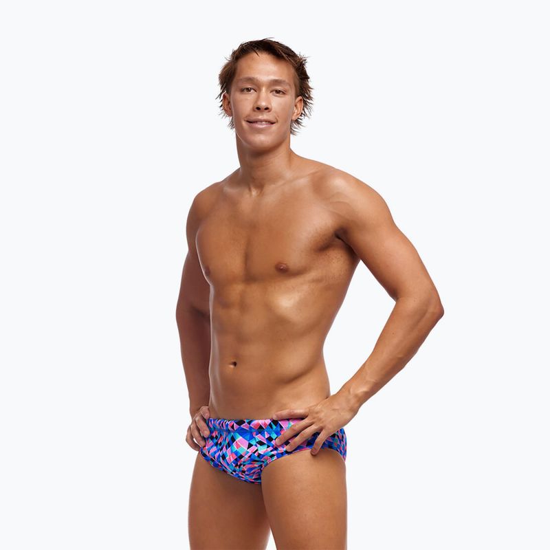 Vyriškos plaukimo glaudės Funky Trunks Seamed Briefs warp tour