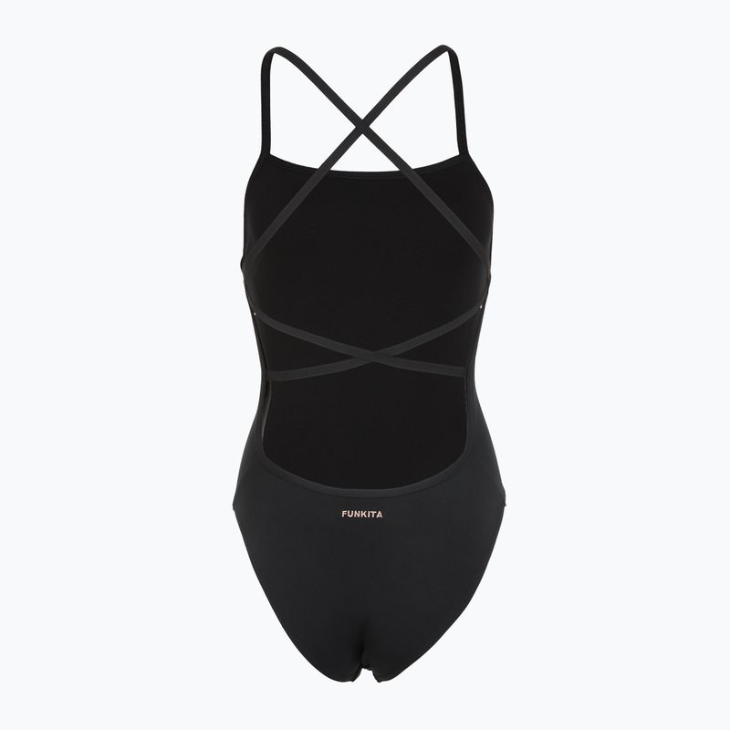 Moteriškas vientisas plaukimo kostiumas Funkita Strapped In One Piece bronzed 2