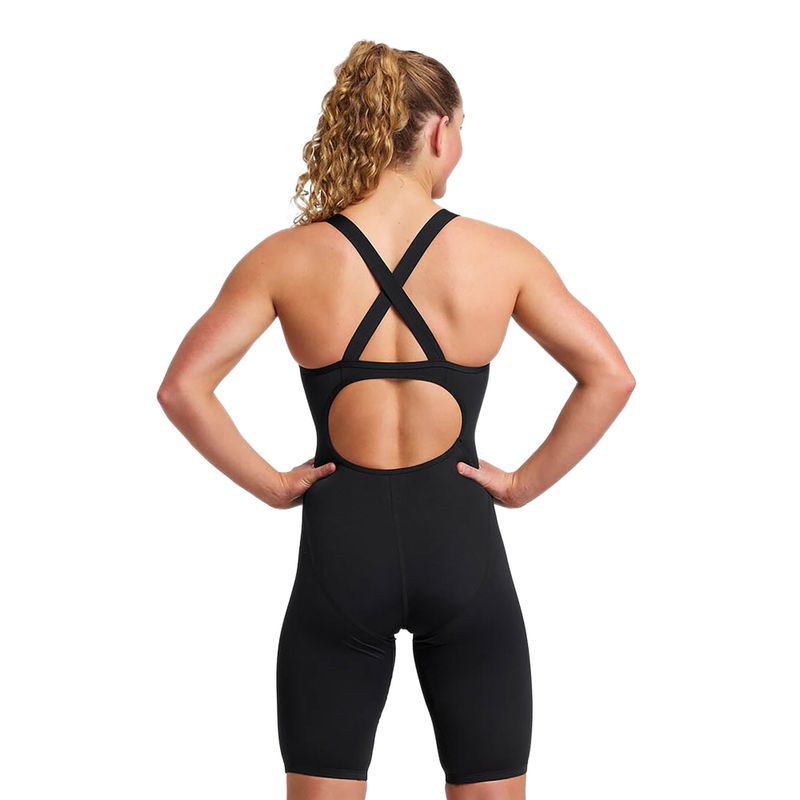 Moteriškas vientisas maudymosi kostiumėlis Funkita Fast Legs One Piece still black 2
