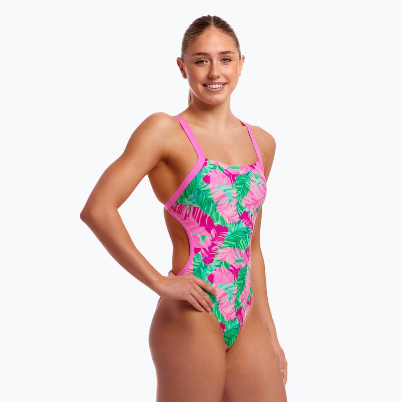 Moteriškas vientisas plaukimo kostiumas Funkita Brace Free One Piece tropic palm 2