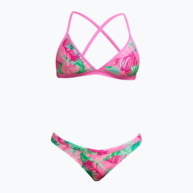 Maudymosi kostiumėlio viršus Funkita Tri Top tropic palm