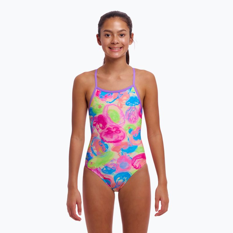 Moteriškas vientisas plaukimo kostiumas Funkita Tie Me Tight One Piece sweet sting 2