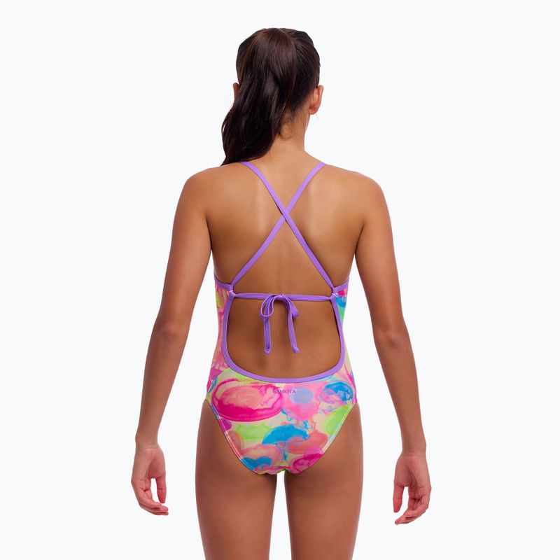 Moteriškas vientisas plaukimo kostiumas Funkita Tie Me Tight One Piece sweet sting 3