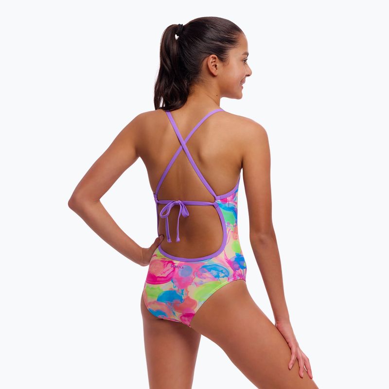 Moteriškas vientisas plaukimo kostiumas Funkita Tie Me Tight One Piece sweet sting 4