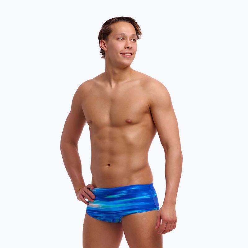 Vyriškos plaukimo trumpikės Funky Trunks Sidewinder Trunks sea breeze 4