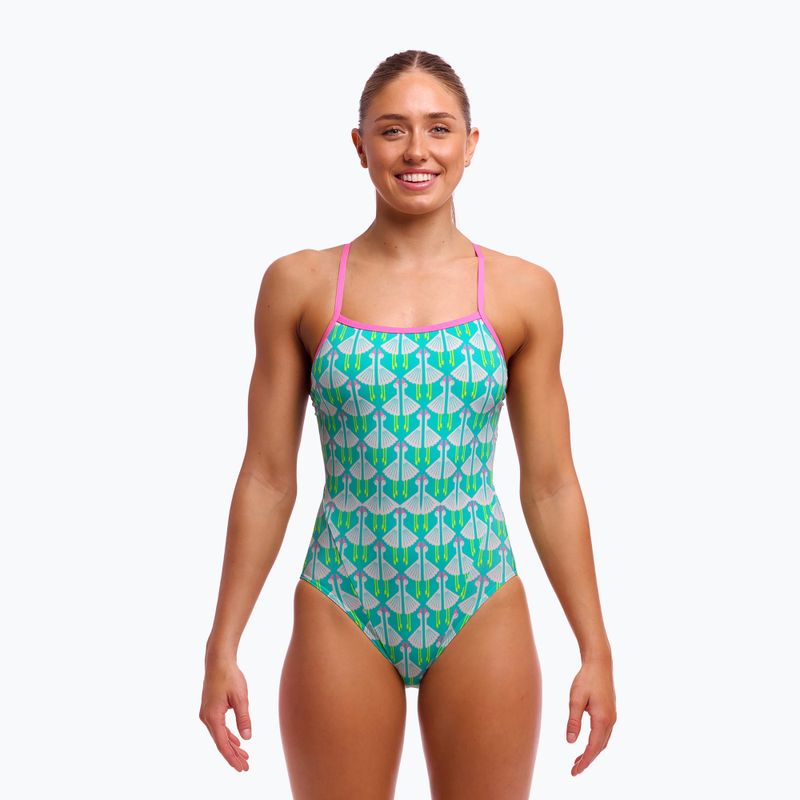 Moteriškas vientisas plaukimo kostiumas Funkita Single Strap One Piece loose goose 2