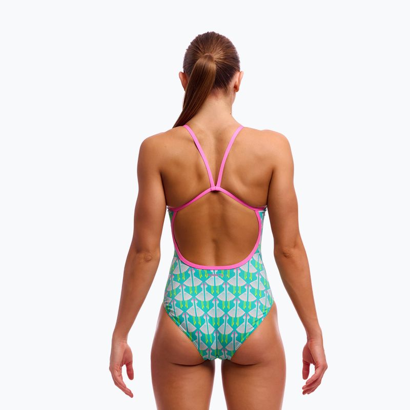 Moteriškas vientisas plaukimo kostiumas Funkita Single Strap One Piece loose goose 3