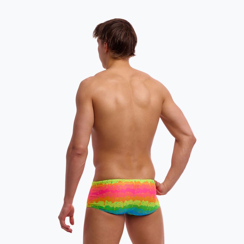 Vyriškos plaukimo trumpikės Funky Trunks Sidewinder Trunks melting mayhem 3