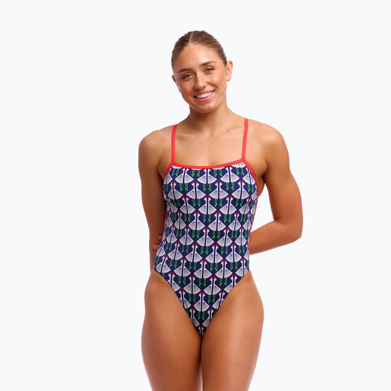 Moteriškas vientisas plaukimo kostiumas Funkita High Leg One Piece sitting duck 4