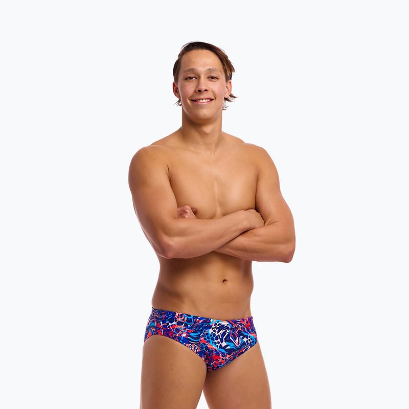 Vyriškos maudymosi glaudės Funky Trunks Seamed Briefs mad cat 2