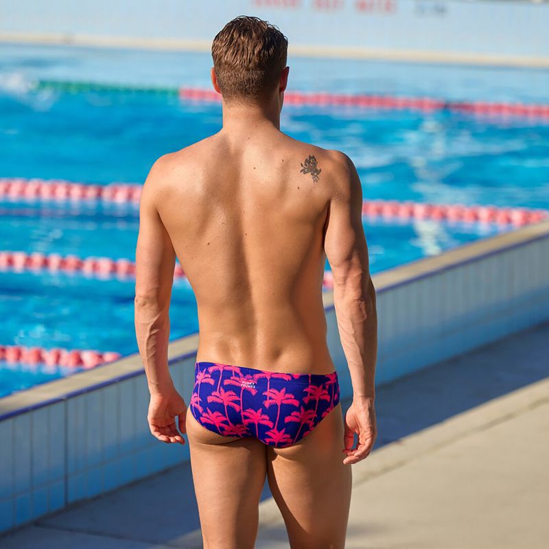Vyriškos maudymosi glaudės Funky Trunks Classic Brief pinky palms 5