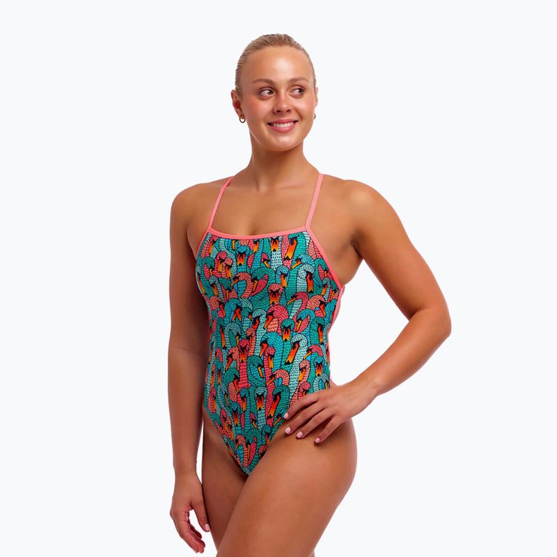 Moteriškas vientisas maudymosi kostiumėlis Funkita Swim Secure One Piece mad cat