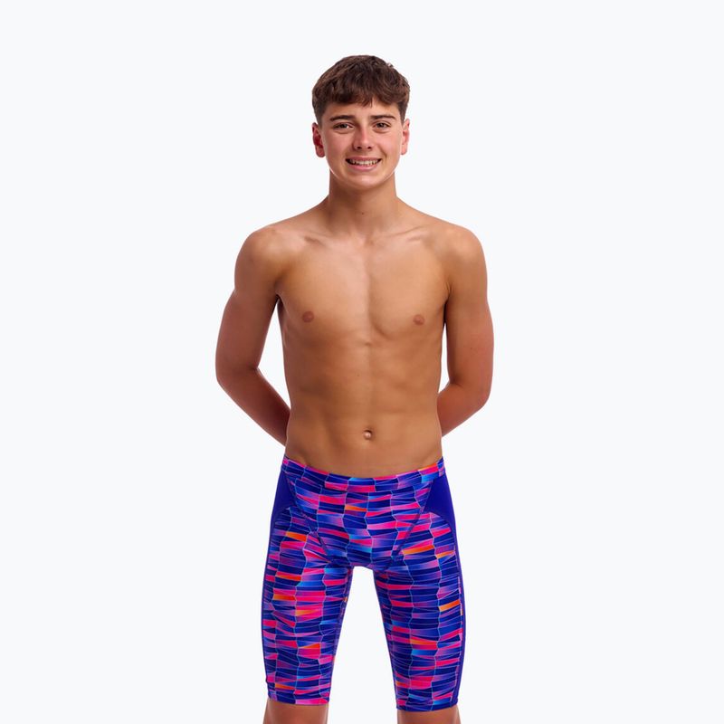 Vaikiški plaukimo šortai Funky Trunks Training Jammers warped waves 2