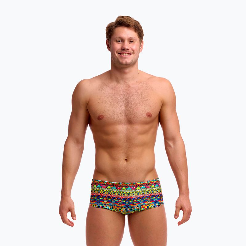 Vyriškos plaukimo glaudės Funky Trunks Sidewinder Trunks packed up 2