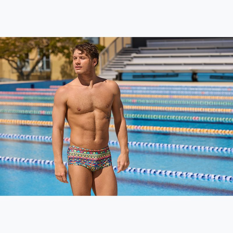 Vyriškos plaukimo glaudės Funky Trunks Sidewinder Trunks packed up 5