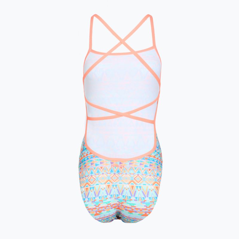 Moteriškas vientisas maudymosi kostiumėlis Funkita Strapped In One piece ship shape 2