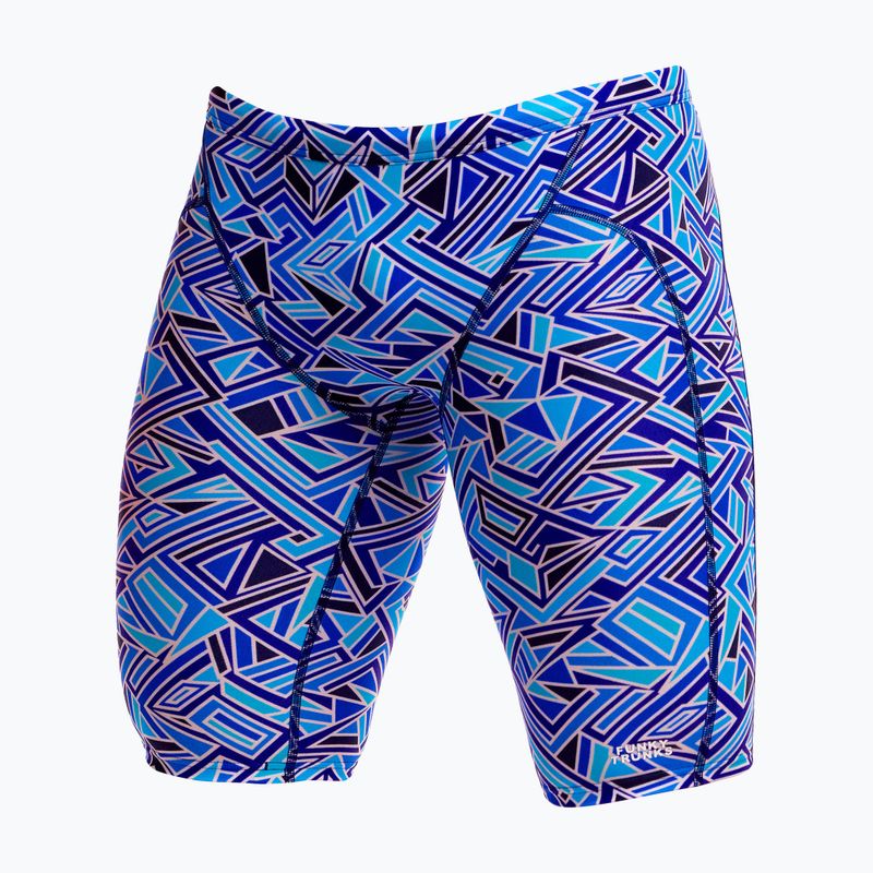 Vyrų plaukimo šortai Funky Trunks Training Jammers blue bits