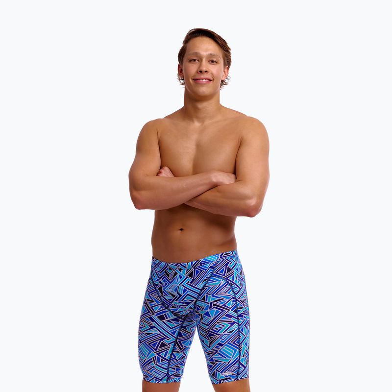 Vyrų plaukimo šortai Funky Trunks Training Jammers blue bits 4