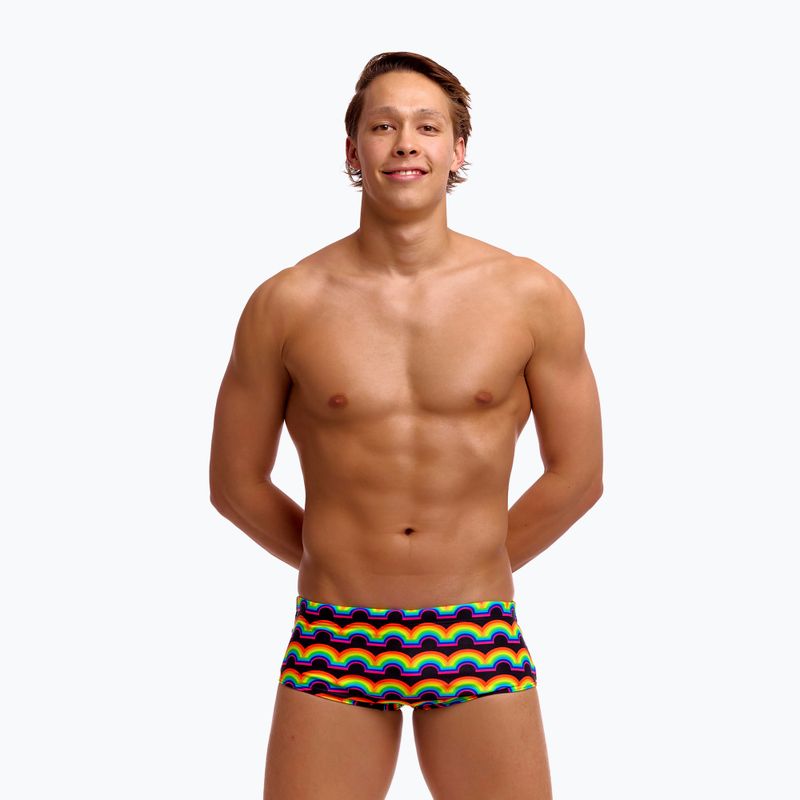 Vyriškos plaukimo glaudės Funky Trunks Sidewinder Trunks rainbowie 3