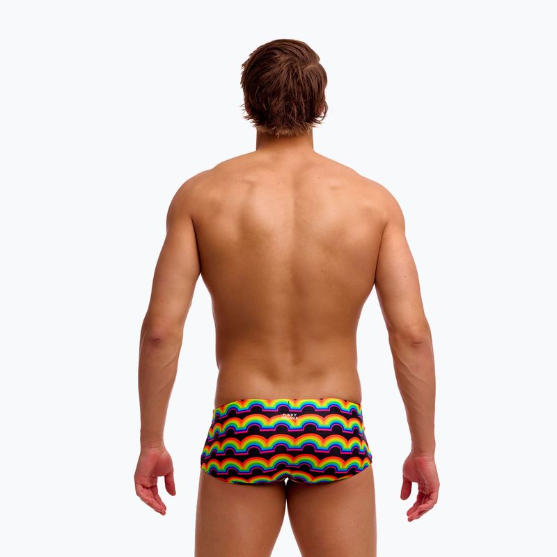 Vyriškos plaukimo glaudės Funky Trunks Sidewinder Trunks rainbowie 4