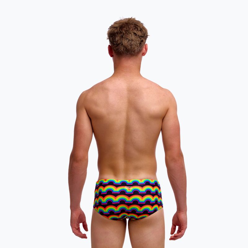 Vaikiškos plaukimo trumpikės Funky Trunks Sidewinder Trunks rainbowie 4