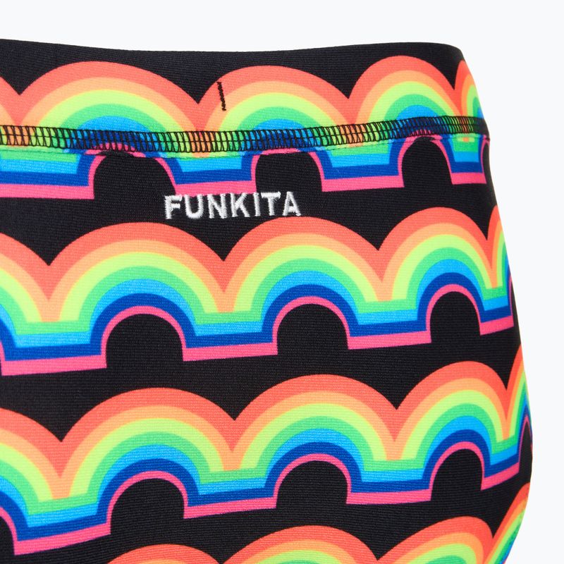 Maudymosi kostiumėlio apatinė dalis Funkita Sports Brief rainbowie 3