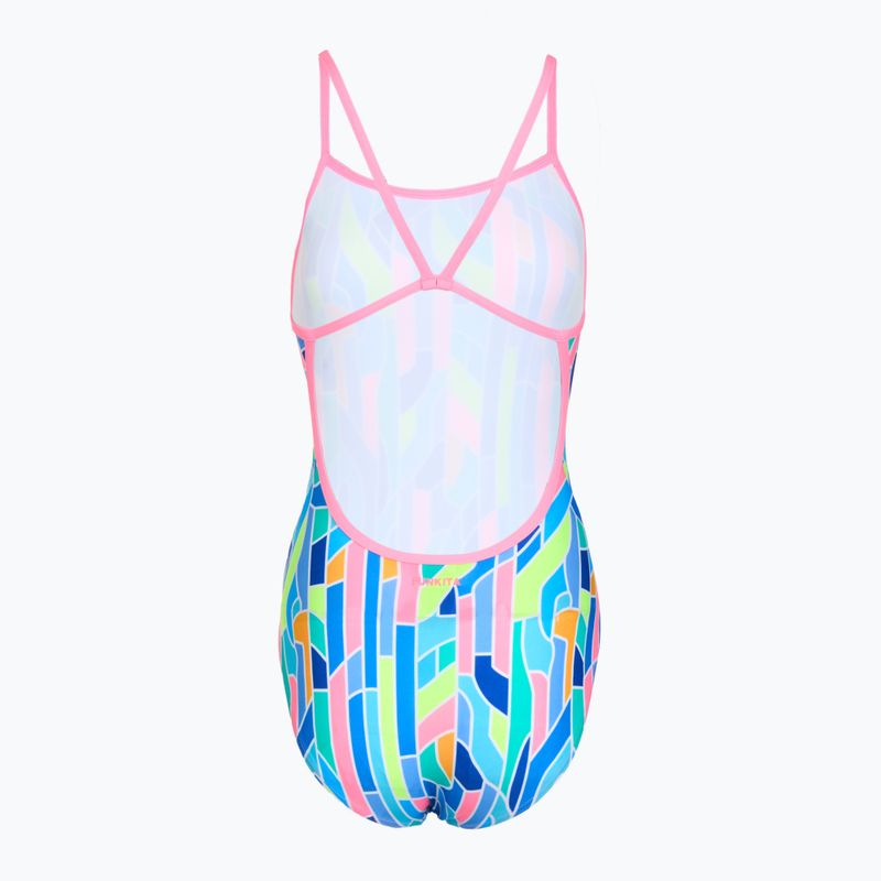 Moteriškas vientisas maudymosi kostiumėlis  Funkita Single Strap One piece pillared 2