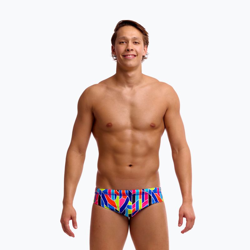 Vyriškos plaukimo glaudės Funky Trunks Classic Brief fault lines 2