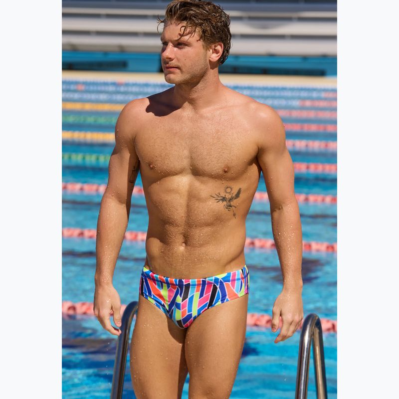 Vyriškos plaukimo glaudės Funky Trunks Classic Brief fault lines 5
