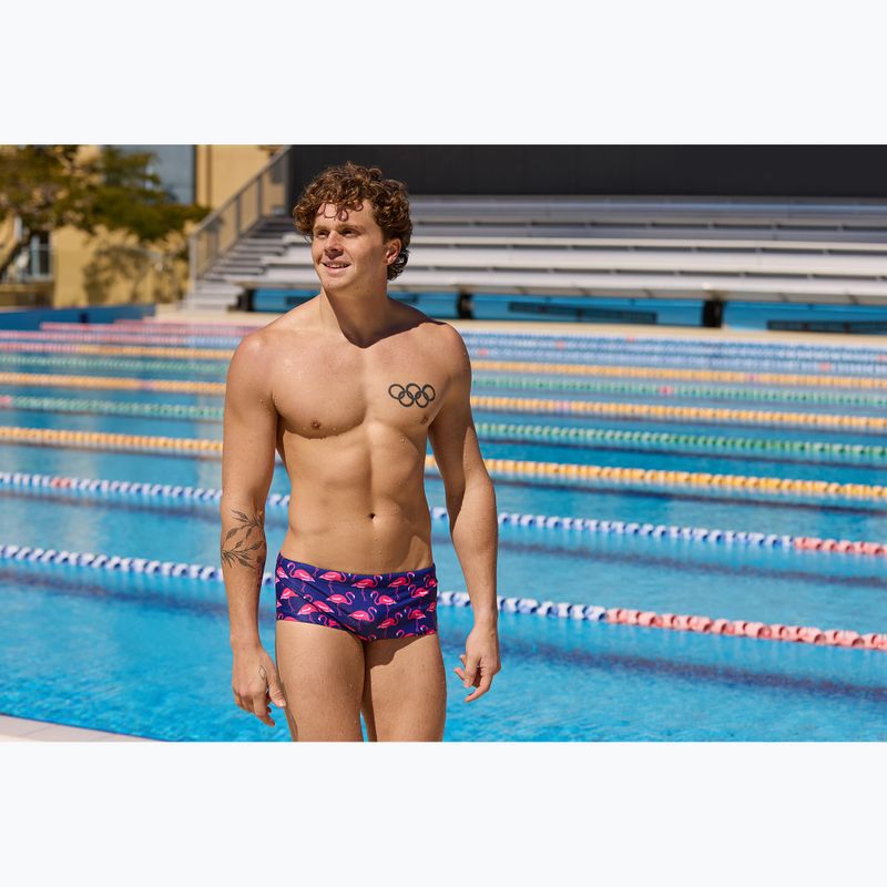 Vyriškos plaukimo glaudės Funky Trunks Sidewinder Trunks flocked up 6