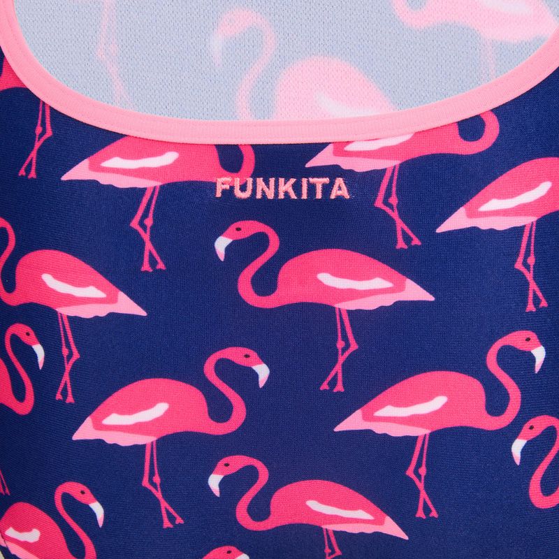 Vaikiškas vientisas maudymosi kostiumėlis Funkita Diamond Back One Piece flocked up 3