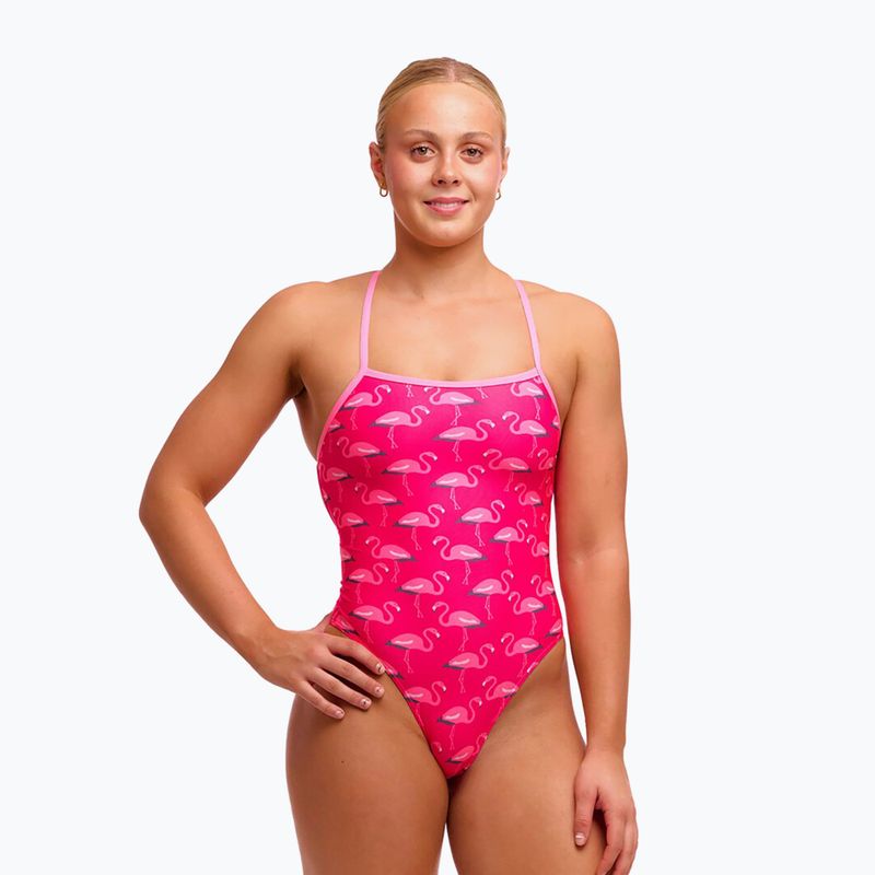 Moteriškas vientisas maudymosi kostiumėlis Funkita Strapped In One piece flaming go gos 4