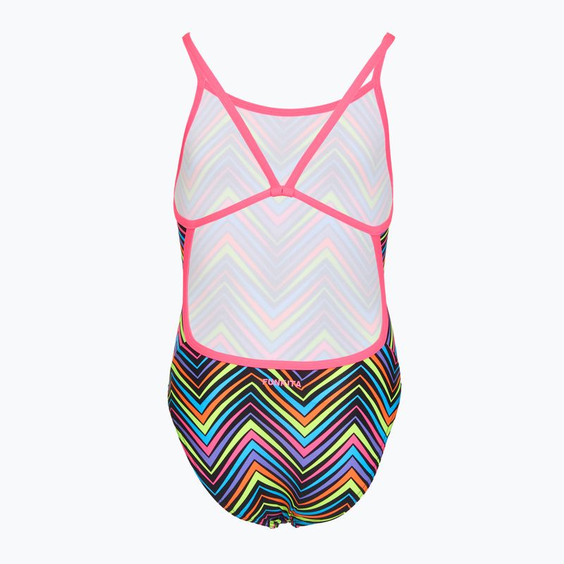 Vaikiškas vientisas maudymosi kostiumėlis Funkita Single Strap One Piece up down 2